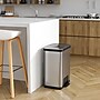 halo AirStep Stainless Steel Rectangular Step Pedal Trash Can with AbsorbX Odor Control System, 13 Gal., Silver (TR13SS)~#|#~F877440A-9832-404C-860F00DE26B1612F_sc7