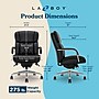 La-Z-Boy Symphony Ergonomic Bonded Leather Swivel Executive Chair, Black and Chrome (CCHR10013D)~#|#~F87E96BB-3B46-4754-A845FE048A599D5B_sc7