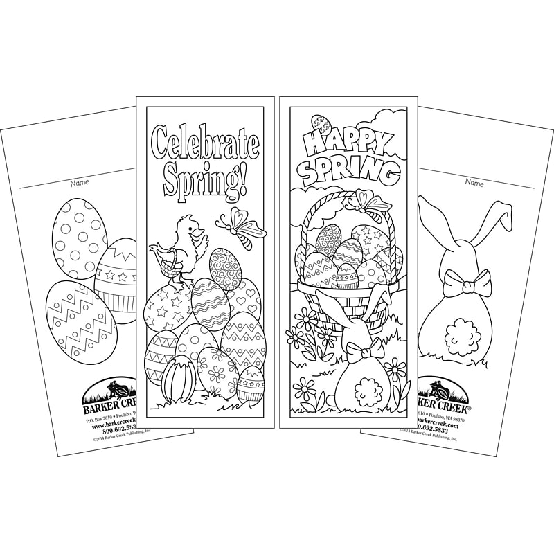 Barker Creek Celebrate Spring Bookmark Set, 60/Pack (LL2196) image 1