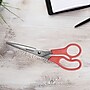 Westcott All Purpose Value 8" Stainless Steel Standard Scissors, Pointed Tip, Red (40618)~#|#~F88402DC-9159-47EE-937EFA536DAE9B26_sc7