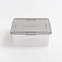 Iris 28 Quart Snap Top Plastic Snap Closure Storage Bin, Clear (500219)~#|#~F884F379-A01D-460A-88AB22A8D29D73BE_sc7