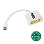 Plugable Mini Display Port to DVI Male/Female Video Adapter Cable, White (MDPM-DVIF)~#|#~F885C051-ACB9-4141-8BC73C0F59E1F5C2_sc7