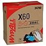 WypAll GeneralClean X60 Fabric Cleaning Wipers, 16.8" x 9.1", White, 118 Wipers/Box, 10/Carton (34790)~#|#~F893A7A0-85D6-4A4F-8C270FC1F65F6574_sc7