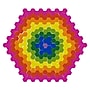 Roylco Hexagon Mosaics, 0.5" H x 0.57", Assorted Colors, 2,000/Pack, 3 Packs/Bundle (R-15631-3)~#|#~F8969703-29A3-44D1-99B2B6E5A9381EE4_sc7