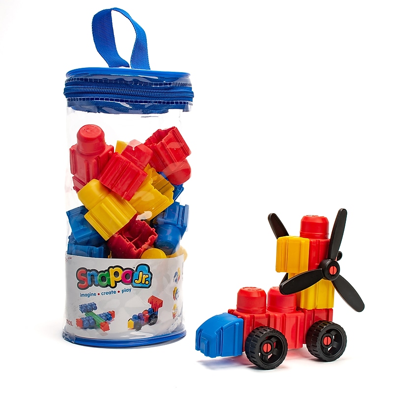 Snapo Jr. Building Blocks Junior Builder's Kit, 40 Pieces/Set (SNP3240) image 1