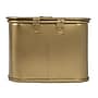 Storied Home Square Decorative Metal Boxes with Hinged Lids, Gold, 3/Pack (DA9978)~#|#~F89A0A52-AAD9-491B-B69AE3AD744F3D28_sc7