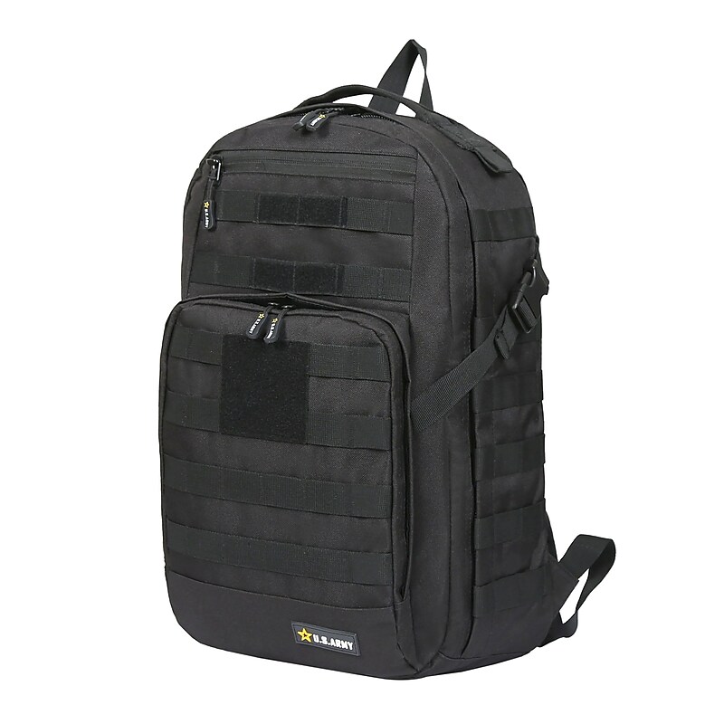 U.S. Army WHISKEY Tactical Laptop Backpack, Large, Black (USBWHI18BLK) image 1