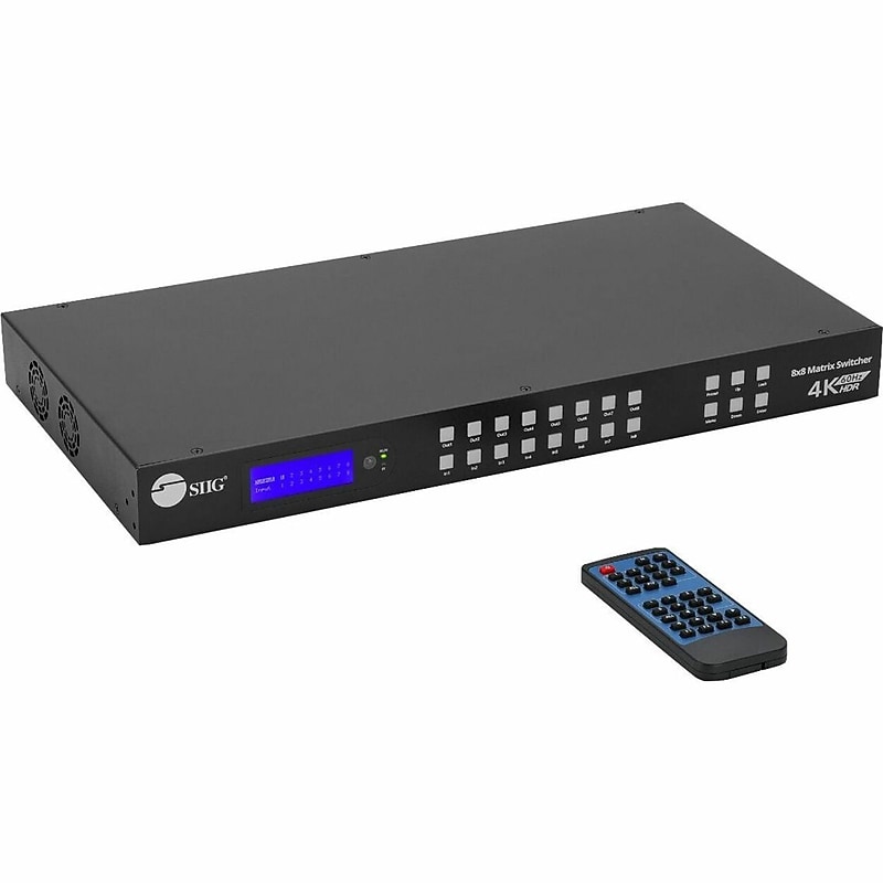 SIIG 8x8 HDMI 4K60Hz Matrix Switcher CEMX0011S1 image 1