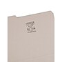 Smead File Folder, 3 Tab, Letter Size, Light Gray, 100/Bx (12343)~#|#~F8AAFFD9-642C-44FA-B7EDB9D385093330_sc7