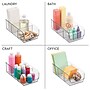 iDESIGN Large Stackable Plastic Storage Bin With Divider, Clear, 3/Pack (28414M4)~#|#~F8AC36BF-4309-4E65-B89EFAA7BD242D34_sc7