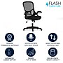 Flash Furniture Porter Ergonomic Mesh Swivel Executive Chair, Black (HL00161BKBK)~#|#~F8B28F96-2A11-4F11-A24B494CF91E2165_sc7