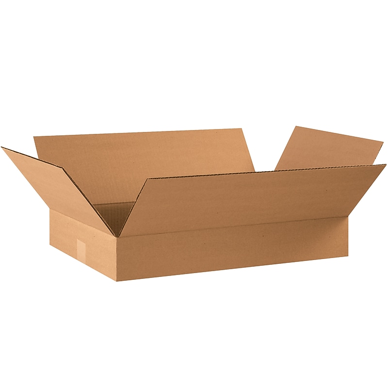 22" x 14" x 4" Shipping Boxes, 32 ECT, 25/Bundle (22144) image 1