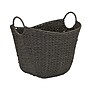Household Essentials Woven Storage Wicker Basket with Handles, Gray (ML-4126)~#|#~F8B83C11-9CE3-473B-B0E3500414035AB2_sc7