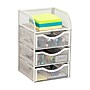 Mind Reader 4-Compartment Metal Desk Organizer, White (MESHMINI-WHT)~#|#~F8BB967E-8753-4EFE-911CF2A897B160B1_sc7