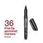 Staples Duramark Permanent Marker, Fine Tip, Black, 36/Pack (ST62949)~#|#~F8BF994E-E519-429E-854459BBA7FE69A8_sc7