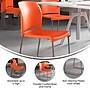 Flash Furniture HERCULES Series Plastic Contoured Stack Chair with Sled Base, Orange/Gray (RUT238AOR)~#|#~F8BFF804-D861-49F8-9746101A93DCFA2A_sc7