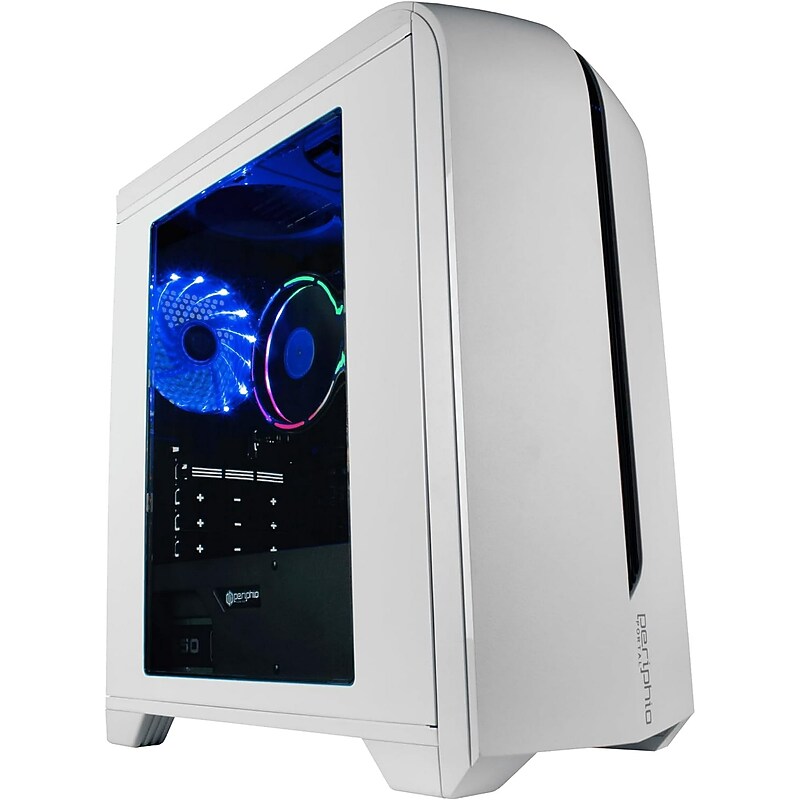 Periphio Warp Gaming Desktop Computer, AMD Ryzen 7, Radeon Vega 8, 16GB RAM, 1TB SSD, Windows 11 Home image 1