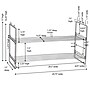 Household Essentials Stackable Two‑Tier Metal Shoe Rack in Closet Storage Organizer (HH2103)~#|#~F8C6AE58-7295-4DAC-88C17B03DD227E48_sc7