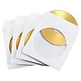 Staples 5 x 5 White Open‑End CD/DVD Envelopes, Protective Media Sleeves, 50/Box~#|#~s1225755_sc7