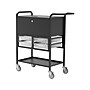 Luxor Metal Mobile File Cart with Swivel Wheels, Black/Gray (UCWS003)~#|#~F8CAB4A4-BF24-42F0-BA5DEDD85DC701A5_sc7