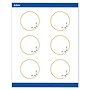 Avery Laser/Inkjet Circle Multipurpose Labels, 3" Dia., White, 60/Pack (S00DMR)~#|#~F8CC5579-D511-4016-8DFFD26CDB0C8061_sc7