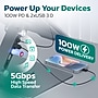 Purely S502 Ergonomic Adjustable Monitor Riser & Laptop Docking Station with Wireless Charging, Black (PMS502DS)~#|#~F8D07FB6-1978-4D4B-B36CDD703690FCFC_sc7