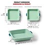 Starfrit Silicone 8" Square Cake Pan, Sage Green (092755-006-NEW1)~#|#~F8D629DB-9C9A-41C7-B6361EA466102ABB_sc7