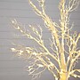 Nearly Natural 4-ft Pre-Lit Artificial White Twig Tree with 160 Warm White LED Lights (T4924)~#|#~F8D637D7-3031-4EBC-9225D1F0917EDC0B_sc7