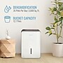 Keystone Energy Star 35-Pint Portable Dehumidifier, Covers up to 3,000 sq. ft., White (KSTAD354F)~#|#~F8D8908B-9F29-4C09-892611E9529202BE_sc7