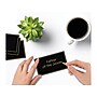 Better Office 2" x 3.5" Matte Black/Gold Table Tent Place Card, 100/Pack (64647-100PK)~#|#~F8DA1AB0-B573-435B-85773F2D9A9C3DE1_sc7