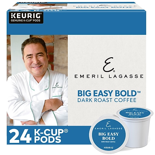 Emeril's Big Easy Bold Coffee Keurig® KCup® Pods, Dark Roast, 24/Box