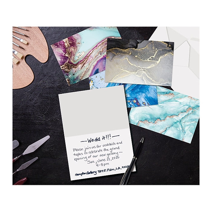 100-Pack Assorted Blank Note Cards With Envelopes - Zambia