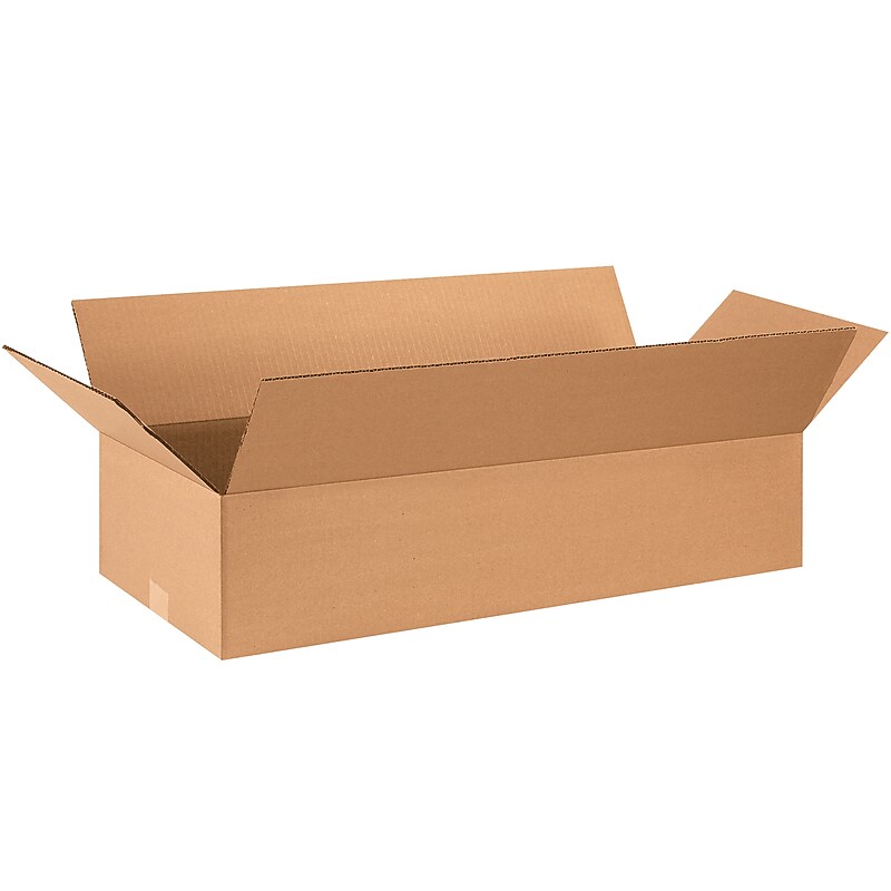 28" x 12" x 6" Shipping Boxes, 32 ECT, Brown, 25/Bundle (28126) image 1