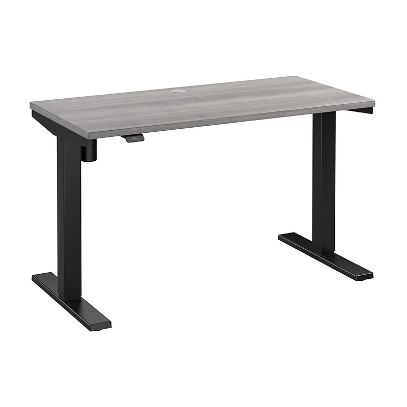 Bush Business Furniture Move 40 Series 48"W Electric Adjustable Standing Desk, Platinum Gray/Black (M4S4824PGBK) image 1