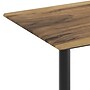 Flash Furniture TopGuard 48" x 30" Rectangular Wood Dining Table with X-Base, Natural/Black Base (ST3048NATT0522)~#|#~F9058332-A63B-4105-974A85386BAB3F6D_sc7