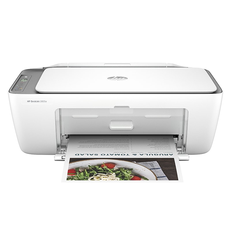 HP DeskJet 2855e Wireless Color All-In-One Inkjet Printer, Print, Scan, Copy, Best for Home, 3 Months FREE Ink (588S5A) image 1