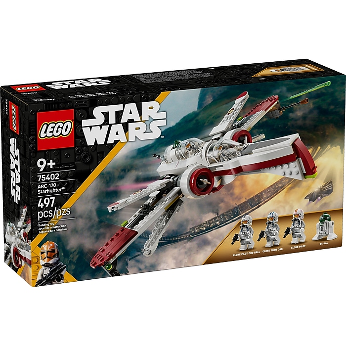 LEGO Star Wars ARC-170 Starfighter, 497 Pieces (75402) | Staples