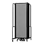 National Public Seating Robo Series 11-Panel Folding Mobile Room Divider, 72"H x 256"W, Grey Fabric (RDB6-11PT02)~#|#~F90CEDDE-154C-436D-967D391F023590C4_sc7
