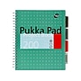 Pukka Pad Metallic 5-Subject Notebook, Ruled, 100 Sheets, Green, 3/Pack (8748-MET)~#|#~F910C958-94F1-4E73-A766E0256219D9FE_sc7