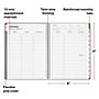 2027 Staples 8" x 11" Weekly & Monthly Appointment Book, Plastic Cover, Gray (ST63595-27)~#|#~F911E9FF-115F-46D7-8BB68DB4C5BD01D2_sc7
