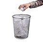 Mind Reader Metal Mesh Trash Can Without Lid, 4.4 Gallon, Silver (1CIRGA-SIL)~#|#~F9145942-287D-44C8-81443363BEF1CD0D_sc7