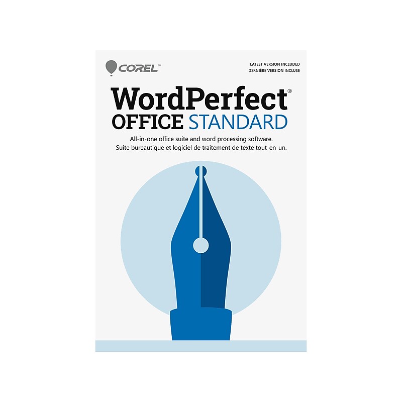 Corel WordPerfect Office Standard for 1 User, Windows, Download (WPAGSTDEFMBAMC) image 1