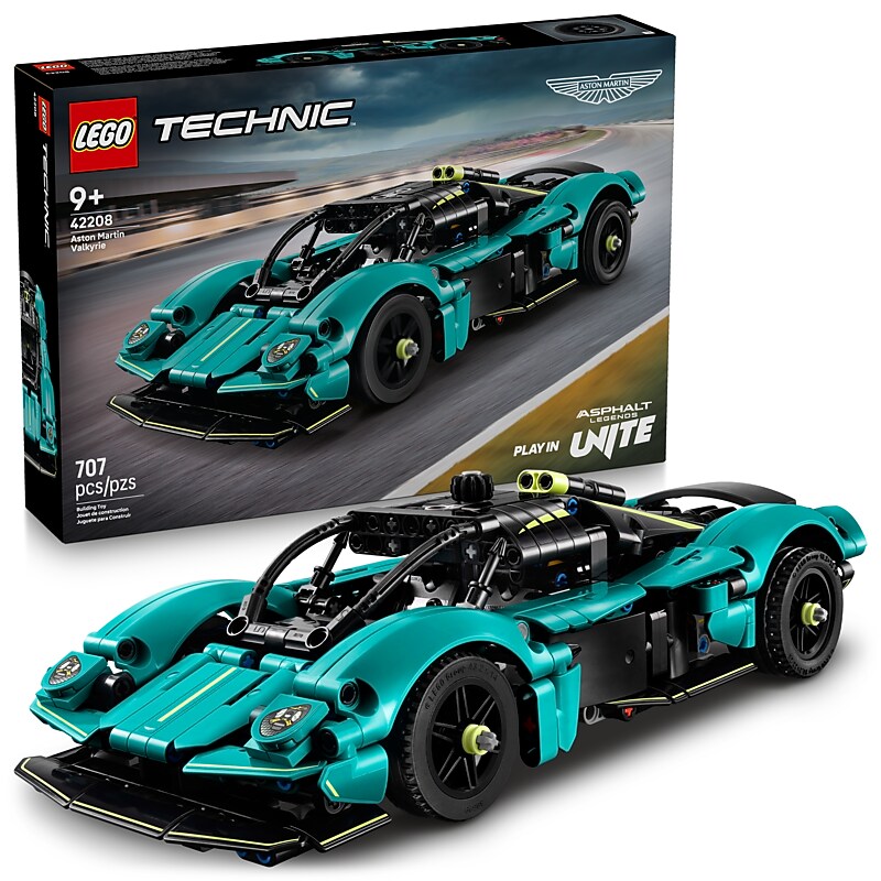 LEGO Technic Aston Martin Valkyrie Buildable Car Model Kit, 707 Pieces (42208) image 1