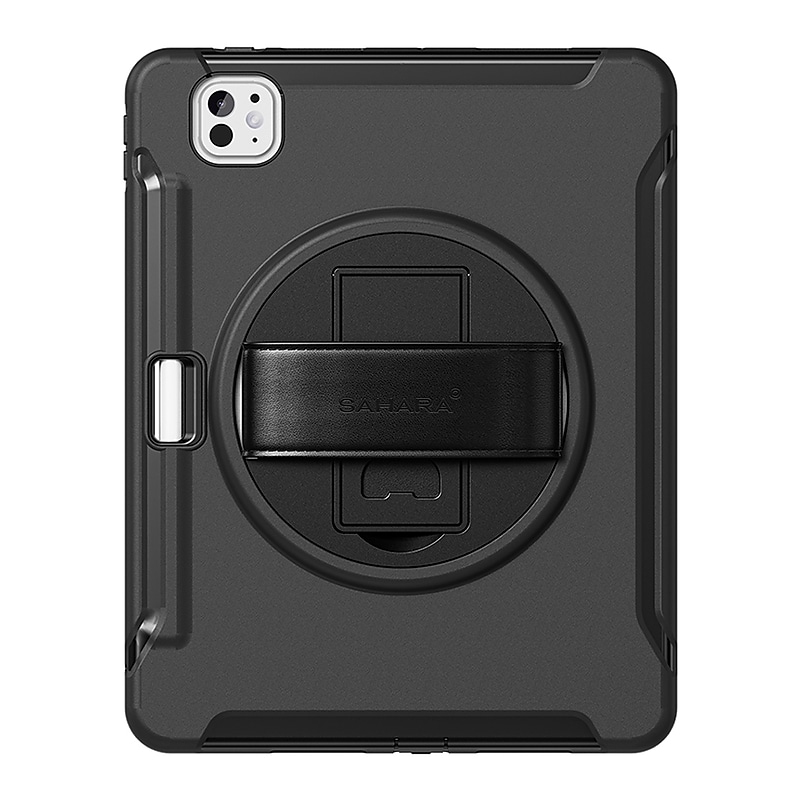 SaharaCase Raider Series Heavy Duty Hand Strap Case for 13" Apple iPad Pro M4 (2024), Scorpion Black (TB00384) image 1