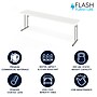 Flash Furniture Elon Folding Table, 96" x 18", Granite White (DADYCZ2442GW)~#|#~F91DA871-8C50-41A6-A9BFF3C85E7A65F1_sc7