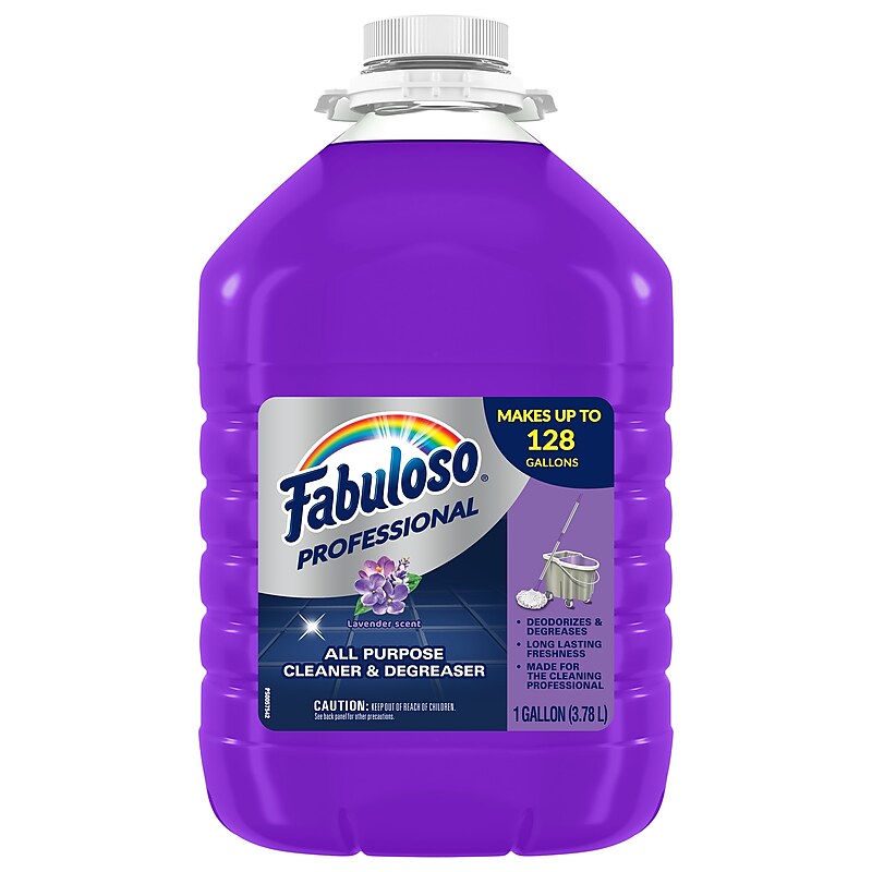 Fabuloso Professional All Purpose Cleaner & Degreaser, Lavender Scent, 1 gal., 4/Carton (US05253ACT) image 1
