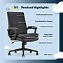 Serta Comfort Modern Ergonomic Bonded Leather Swivel Executive Chair, Black (CHR10132A)~#|#~F9242CF1-C7FE-45EC-855BF7BE521A3F89_sc7