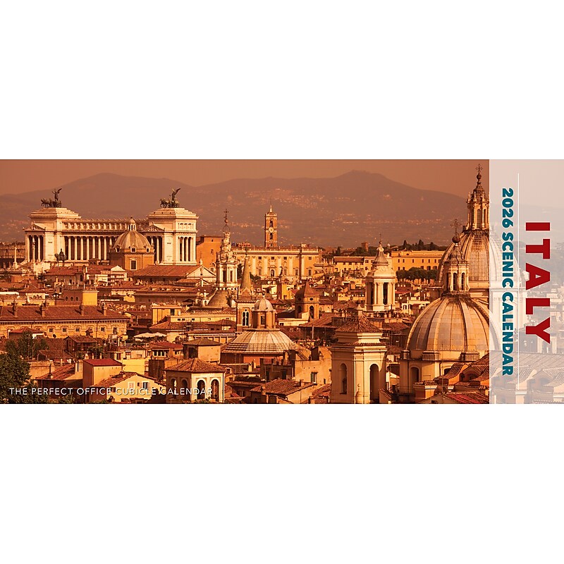 2026 Willow Creek Italy 6.5" x 15" Monthly Wall Calendar (56264) image 1