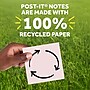 Post-it Greener Recycled Notes, 3" x 5", Sweet Sprinkles Collection, 100 Sheet/Pad, 5 Pads/Pack (655RPA)~#|#~F930136D-221B-4E6F-A641BB0E3503ABC7_sc7