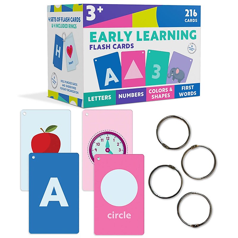 Carson Dellosa Education Early Learning Flash Cards, 224/Pack (CD-734106) image 1
